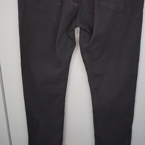 New Ag Adriano Goldschmied Everett Slim Straight Pants in Super Black size 34x32 - Picture 11 of 16